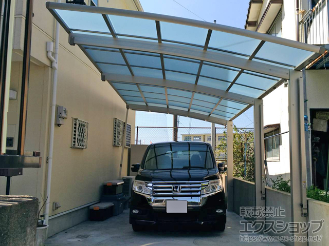 福岡県福岡市ののカーポート レイナポートグラン 延長　積雪〜20cm対応 施工例