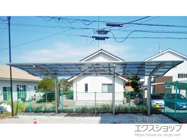 鳥取県境港市ののカーポート レイナポートグラン 延長　積雪〜20cm対応 施工例