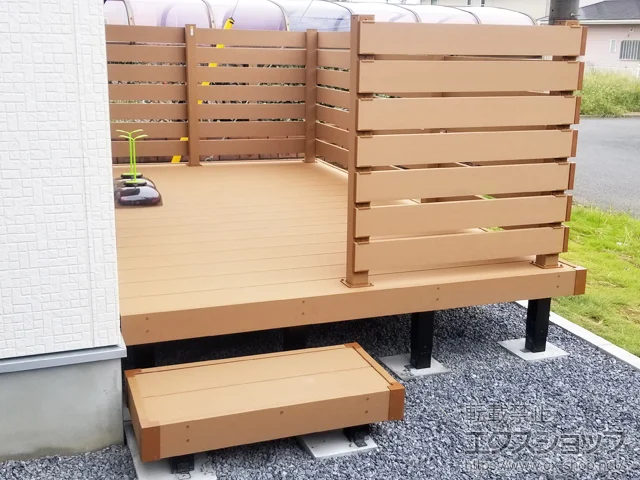 茨城県土浦市のYKKAPのウッドデッキ リウッドデッキ 200 施工例