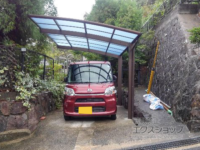 兵庫県宝塚市ののカーポート レイナポートグラン　積雪〜20cm対応 施工例