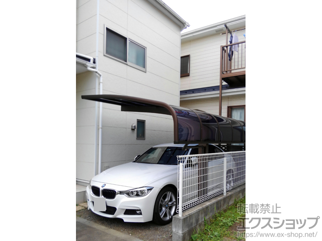 神奈川県伊勢原市ののカーポート プレシオスポート アルファ 積雪〜20cm対応 施工例