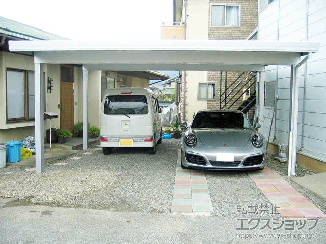 ���쌧���{�s��LIXIL ���N�V���i�g�X�e���j�̃J�[�|�[�g �e���I�X�|�[�gIII 3000 2��p �p��4�{�d�l �ϐ�`100cm�Ή� �{�H��