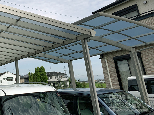 奈良県橿原市ののカーポート レイナポートグラン　積雪〜20cm対応 施工例