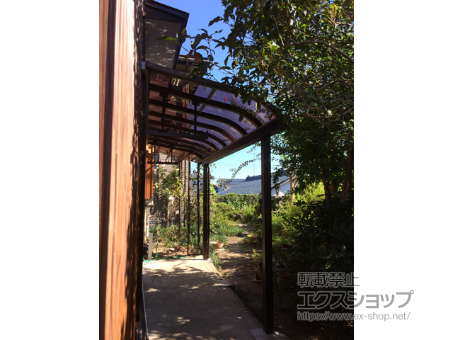 新潟県新潟市ののテラス屋根 ヴェクターテラス R型 1500 テラスタイプ 単体 積雪〜50cm対応 施工例