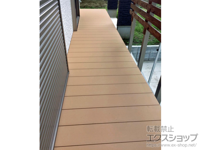 埼玉県吉川市ののウッドデッキ リウッドデッキ 200 施工例