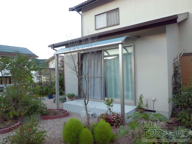 滋賀県大津市ののテラス屋根 ヴェクターテラス R型 テラスタイプ 単体 積雪〜20cm対応 施工例