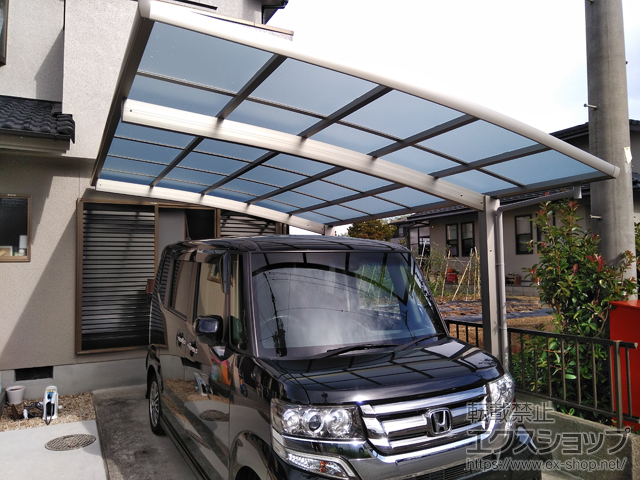 滋賀県草津市ののカーポート レイナポートグラン　積雪〜20cm対応 施工例