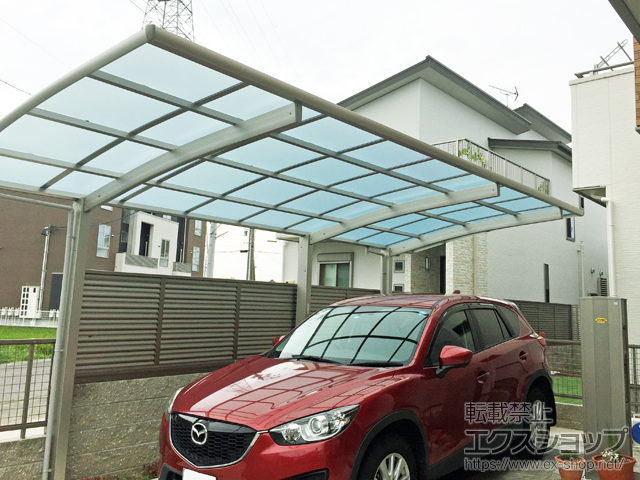 愛知県一宮市ののカーポート レイナポートグラン 延長　積雪〜20cm対応 施工例