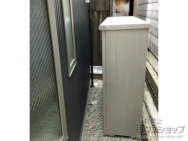 大阪府大阪市のの物置・屋外倉庫 エスモ 一般型 2100×650×1959（ESE-2106A） ESE-2106A-SM 施工例