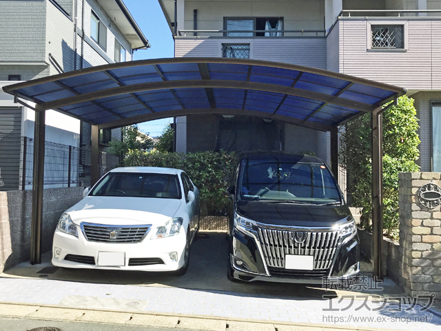 福岡県大牟田市ののカーポート レイナツインポートグラン　積雪〜20cm対応 施工例