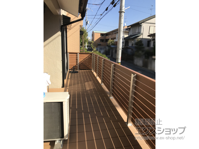 大阪府富田林市ののウッドデッキ リウッドデッキ 200 施工例