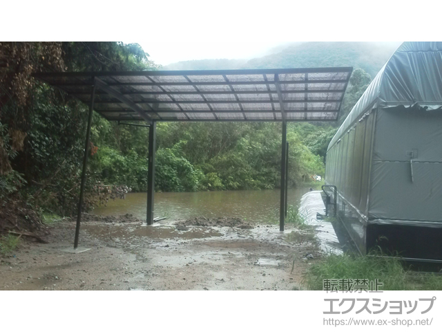福岡県京都郡みやこ町ののカーポート レイナポートグラン　積雪〜20cm対応 施工例