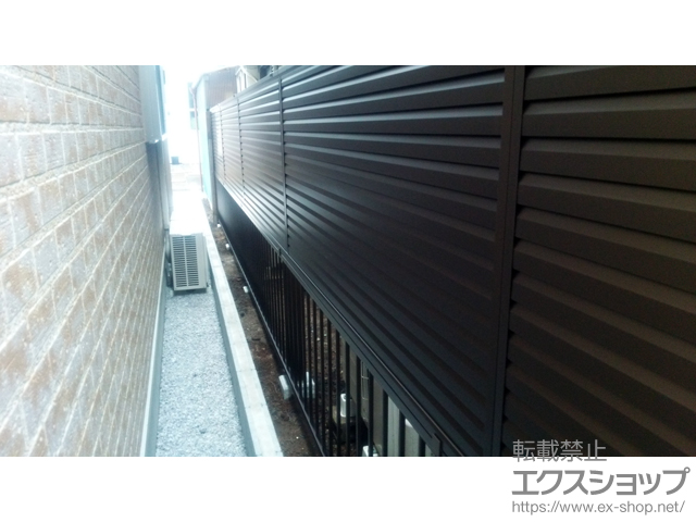 東京都墨田区ののフェンス・柵 ミエーネ/ミエッタフェンス 2段支柱施工 施工例