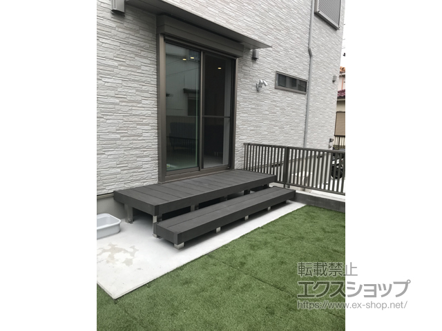 神奈川県横浜市ののウッドデッキ リウッドデッキ 200 施工例