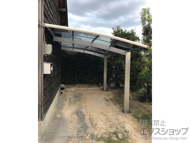 大阪府岸和田市ののカーポート プレシオスポート 積雪〜20cm対応 施工例
