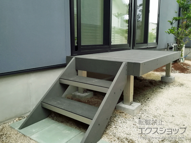 熊本県熊本市ののウッドデッキ リウッドデッキ 200 施工例