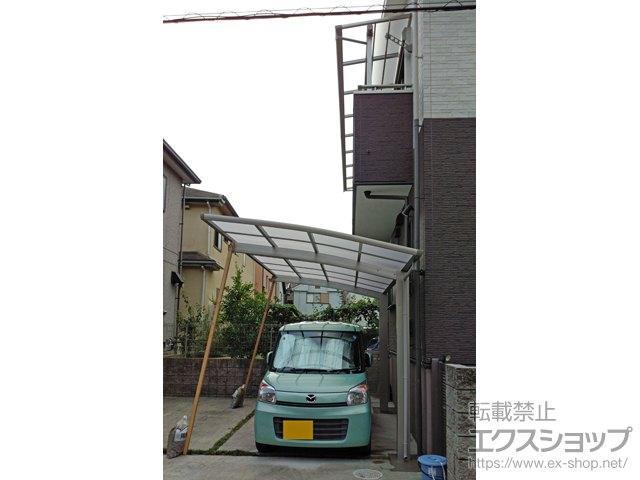 神奈川県藤沢市ののカーポート プレシオスポート 積雪〜20cm対応 施工例