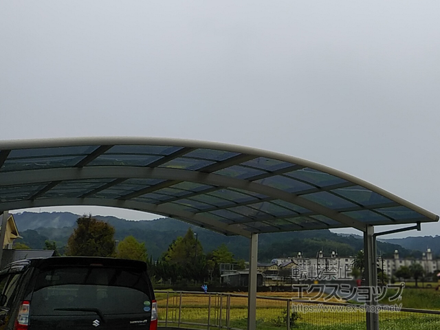 鹿児島県霧島市ののカーポート レイナツインポートグラン　積雪〜20cm対応 施工例