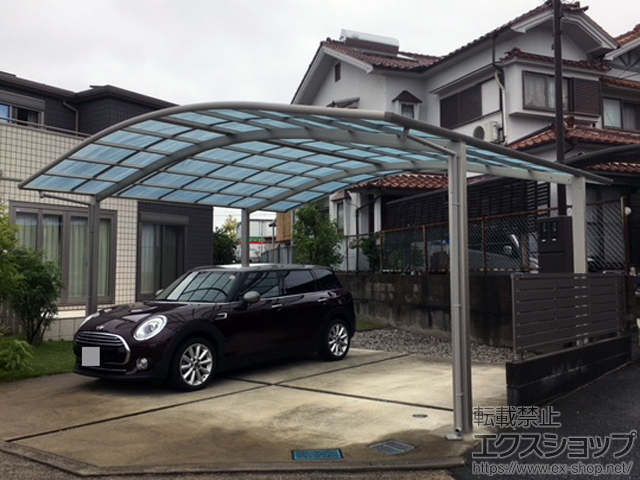 大阪府泉佐野市ののカーポート レイナツインポートグラン　積雪〜20cm対応 施工例