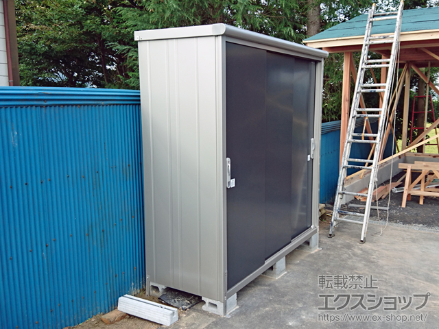 宮城県登米市のの物置・屋外倉庫 エスモ 一般型 1950×750×1959（ESE-1907A） ESE-1907A-SM 施工例