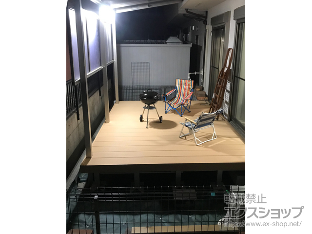 愛知県名古屋市ののウッドデッキ リウッドデッキ 200 施工例