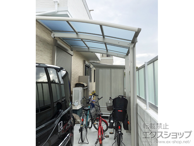 東京都日野市ののサイクルポート・駐輪場 レイナポートグランミニ 積雪〜20cm対応 施工例