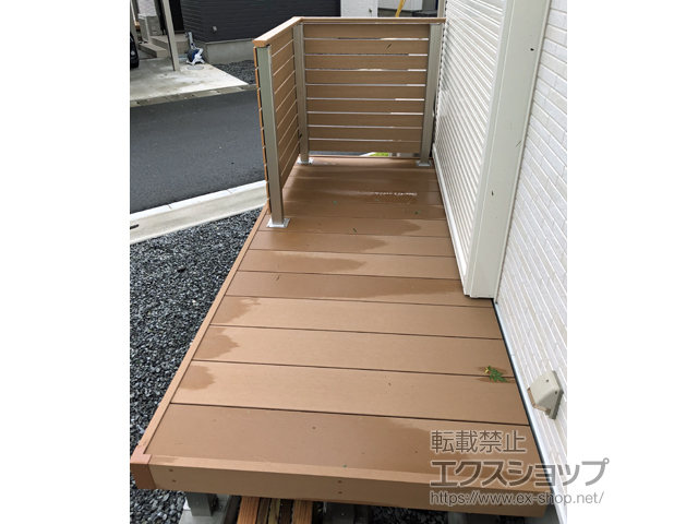 鹿児島県鹿児島市ののウッドデッキ リウッドデッキ 200 施工例