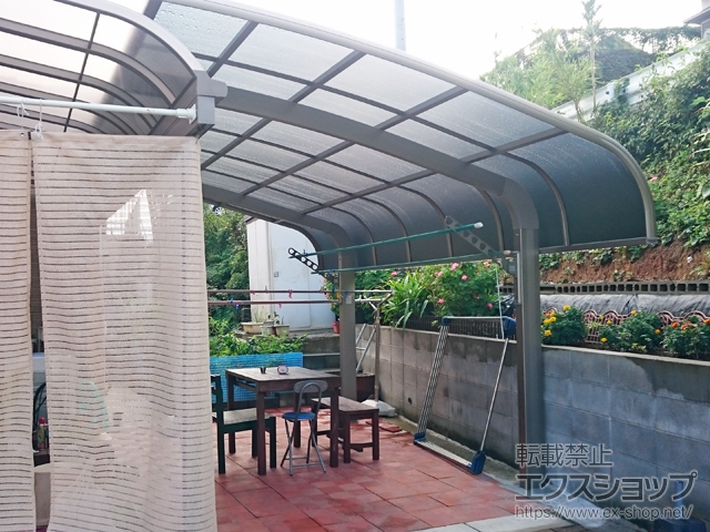 福岡県北九州市のLIXIL リクシル（トステム）のカーポート テールポートシグマIII 積雪〜20cm対応 施工例