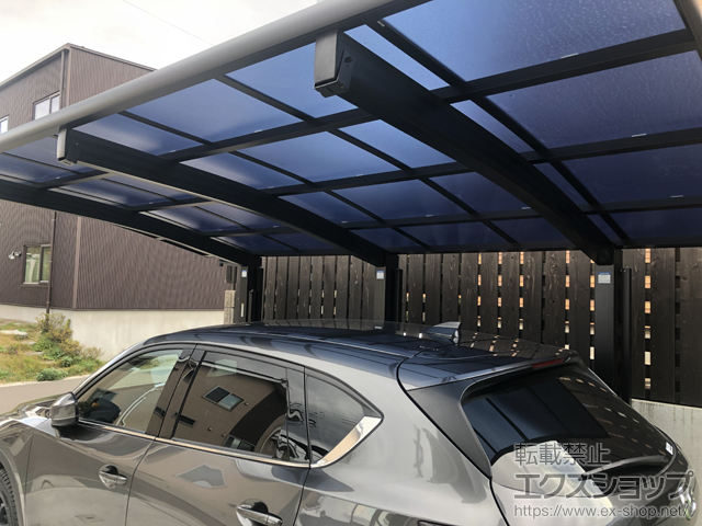 福島県郡山市ののカーポート レイナポートグラン50 積雪〜50cm対応〈2〉 施工例