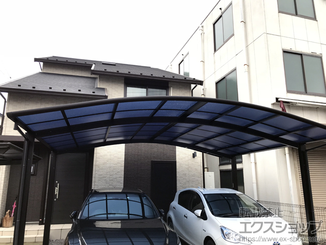 埼玉県上尾市ののカーポート レイナツインポートグラン　積雪〜20cm対応 施工例