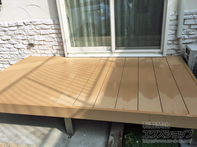 大阪府八尾市ののウッドデッキ リウッドデッキ 200 施工例