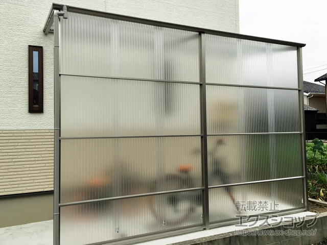 愛知県あま市ののストックヤード ストックヤードII オープンタイプ 積雪〜20cm対応 施工例