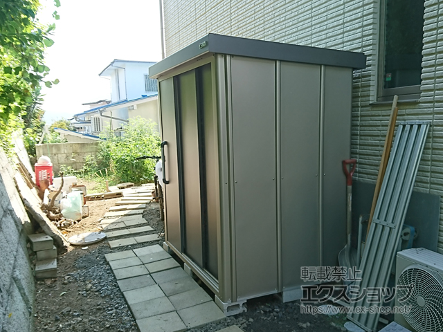 神奈川県中郡二宮町のの物置・屋外倉庫 エスケーエイト SK8-70 一般型 1800×1200×1940 SK8-70-GK 施工例