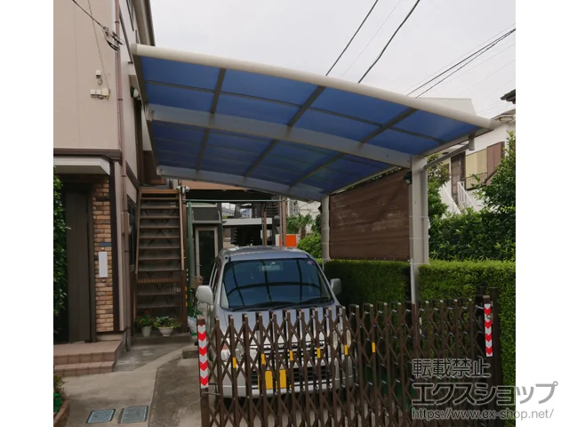 神奈川県大和市のYKKAPのカーポート レイナポートグラン　積雪～20cm対応 施工例