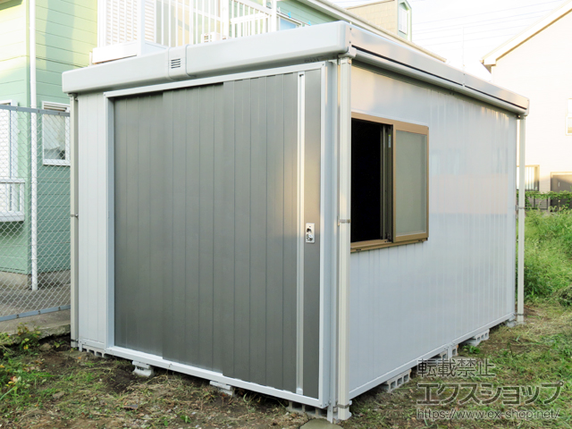 神奈川県横浜市のの物置・屋外倉庫 モノパルテ 一般型（KXN-101H） KXN-101H-PG 施工例