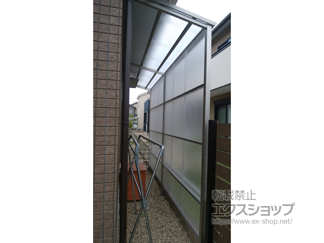 奈良県奈良市のの ストックヤードII オープンタイプ 積雪〜20cm対応 施工例