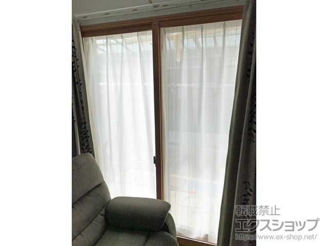 愛知県瀬戸市のの二重窓（内窓） インプラス ダストバリア仕様 引違い窓 2枚建 施工例