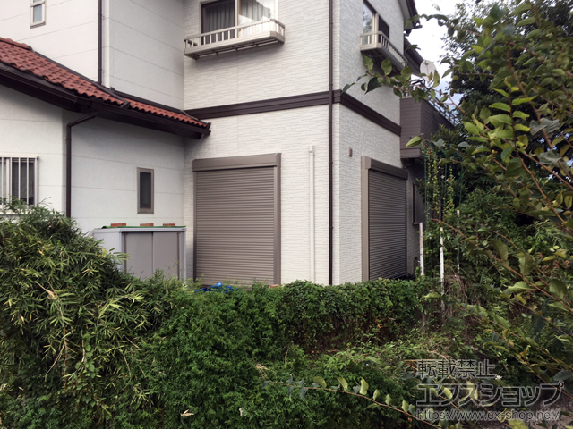 群馬県前橋市のの窓シャッター リフォームシャッター イタリヤ 電動式 施工例