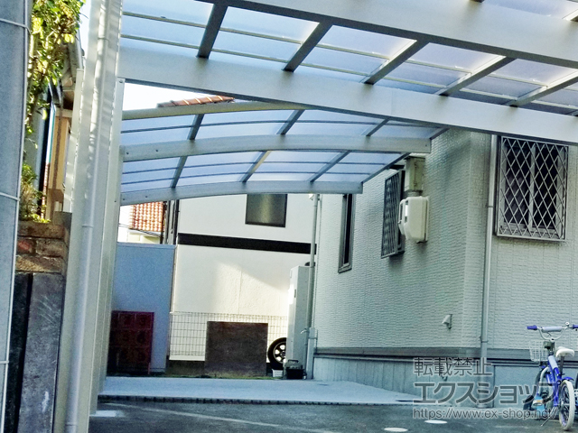 広島県広島市ののカーポート レイナポートグラン　積雪〜20cm対応 施工例