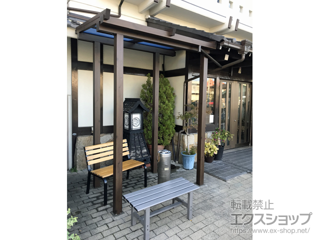 愛知県名古屋市ののテラス屋根 ナチュレ 独立収まり 単体 積雪〜20cm対応 施工例