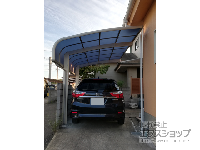 大分県大分市ののカーポート プレシオスポート アルファ 積雪〜20cm対応 施工例