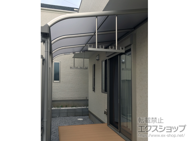 東京都東村山市ののテラス屋根 ヴェクターテラス R型 テラスタイプ 単体 積雪〜20cm対応 施工例