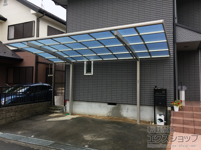 滋賀県甲賀市ののカーポート レイナポートグラン　積雪〜20cm対応 施工例