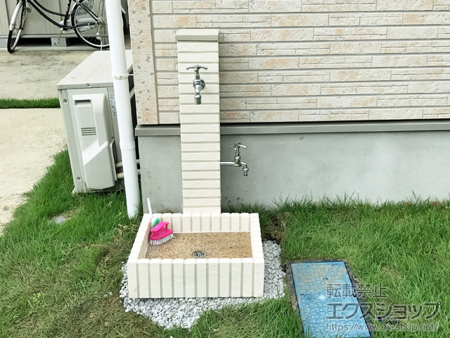 埼玉県上尾市のの立水栓・ガーデンシンク フレウススタンド 施工例