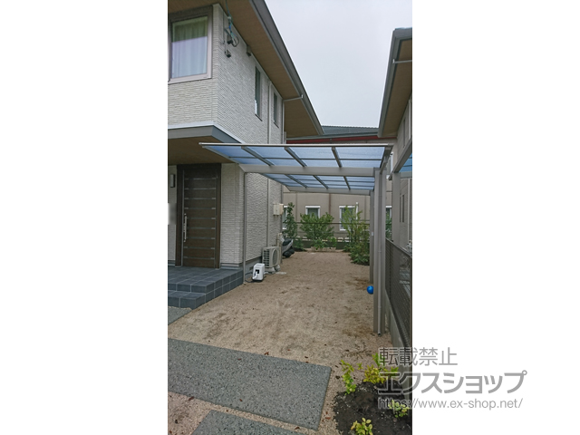 岡山県岡山市ののカーポート ソリッドポート 積雪〜20cm対応 施工例