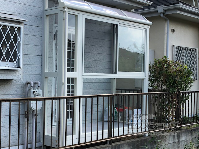 千葉県我孫子市のの サニージュ R型 床納まり ランマ無 積雪〜20cm対応 *部分片袖納まり 施工例