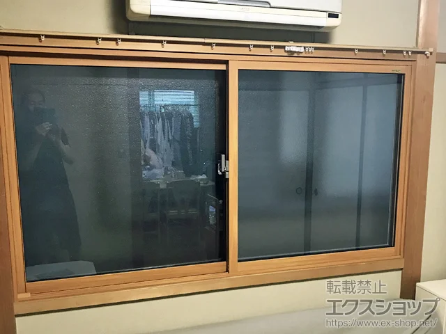 京都府京都市のの内窓（二重窓・二重サッシ） インプラス ダストバリア仕様 引違い窓 2枚建 施工例