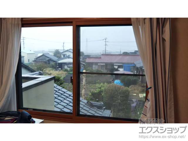 福岡県朝倉郡筑前町のの二重窓（内窓） インプラス ダストバリア仕様 引違い窓 2枚建 施工例