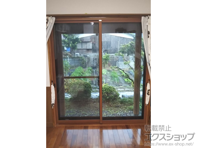 福岡県朝倉郡筑前町のの二重窓（内窓） インプラス ダストバリア仕様 引違い窓 2枚建 施工例