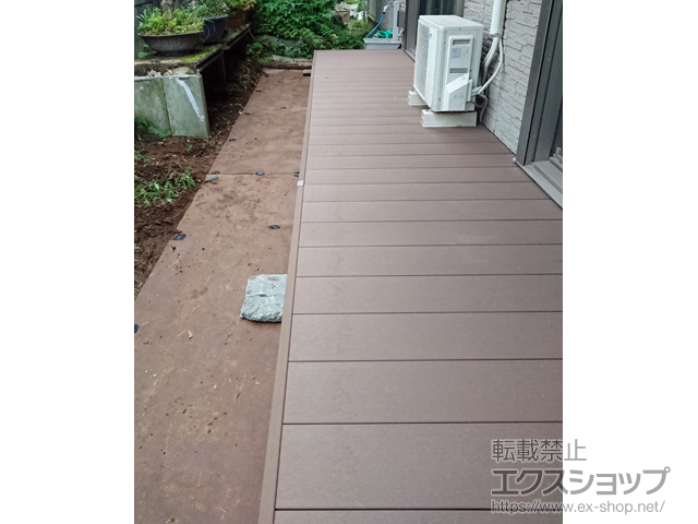 千葉県松戸市ののウッドデッキ リウッドデッキ 200 施工例